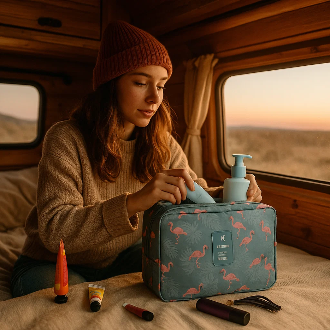 Nokmo | TravelEase Toiletry Bag | Water-Resistant and Organized | Travel