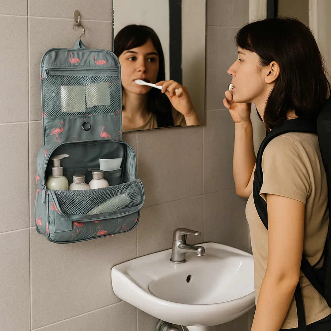 Nokmo | TravelEase Toiletry Bag | Water-Resistant and Organized | Travel