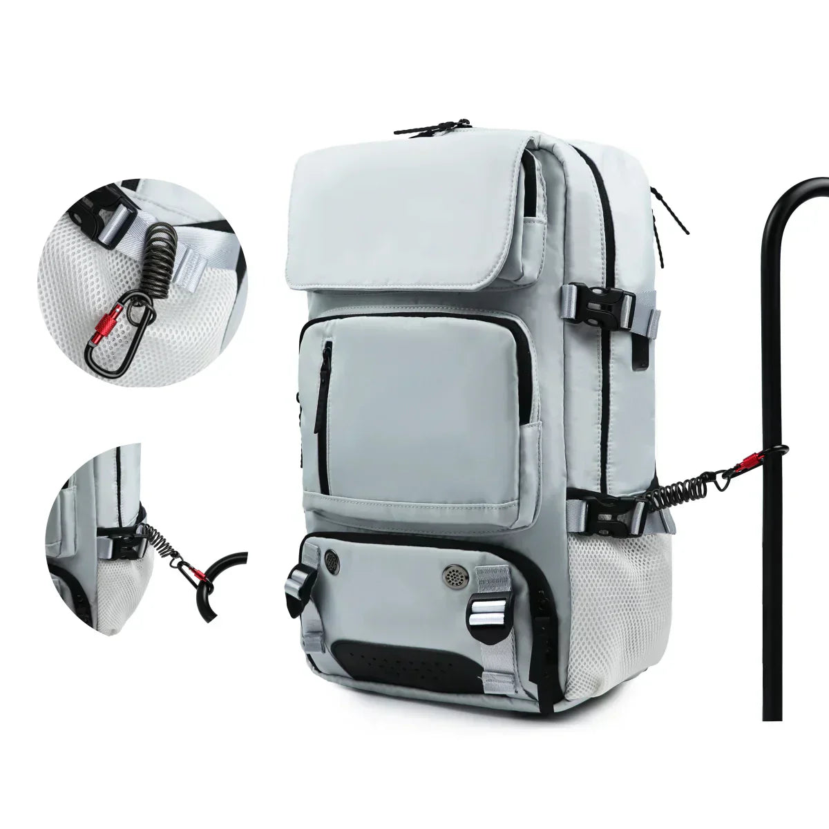 Nokmo | TRAVELMAX Pack – Large Waterproof Travel Backpack with USB Charging Port