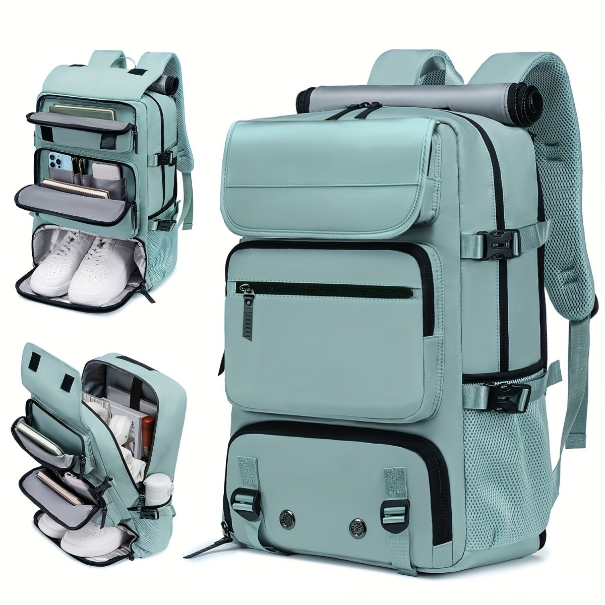 Nokmo | TRAVELMAX Pack – Large Waterproof Travel Backpack with USB Charging Port