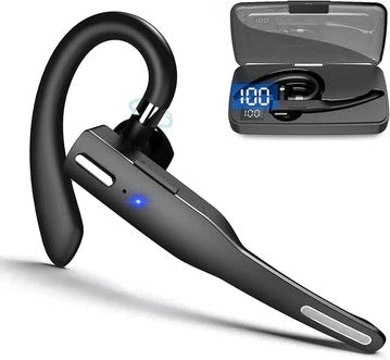 Nokmo | Trucker Dual Mic Wireless Bluetooth 5.1 Noise-Canceling Headset/Earpiece