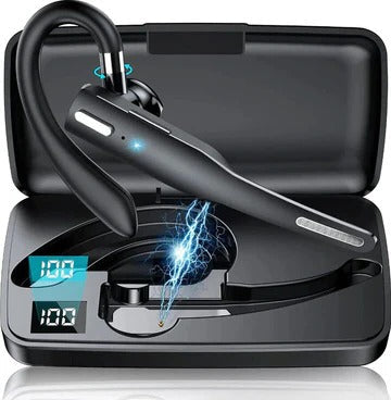 Nokmo | Trucker Dual Mic Wireless Bluetooth 5.1 Noise-Canceling Headset/Earpiece