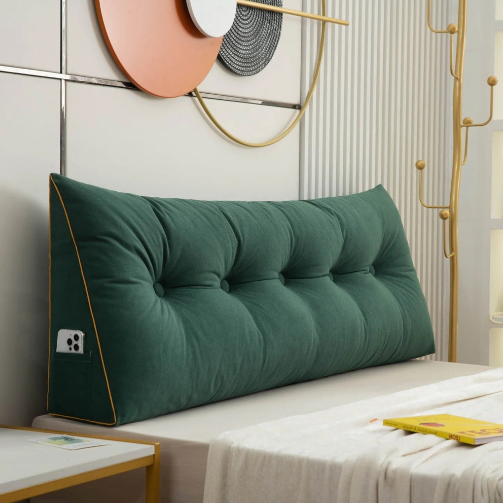 Nokmo | Tufted Wedge Pillow for Bed Reading Lounging