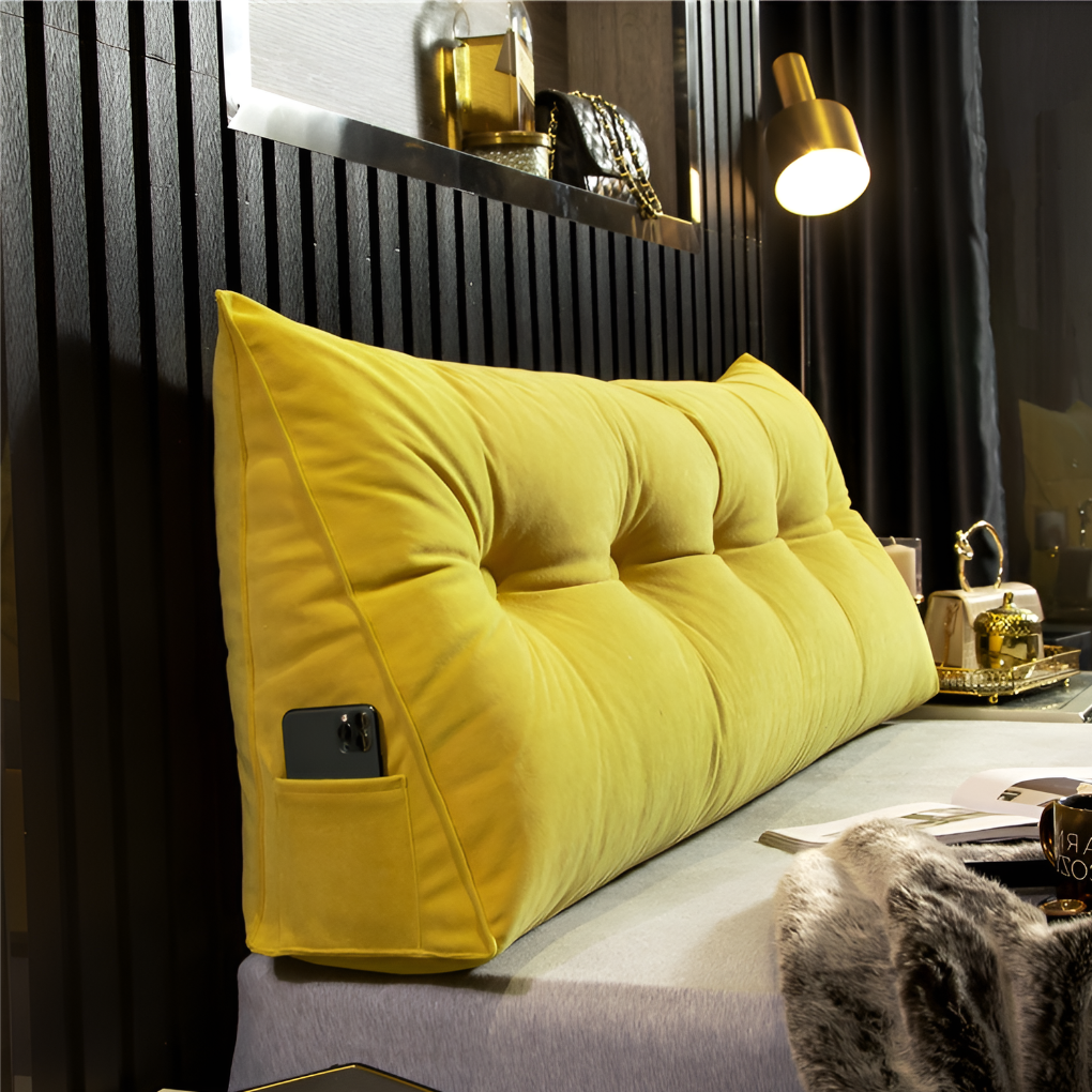 Nokmo | Tufted Wedge Pillow for Bed Reading Lounging