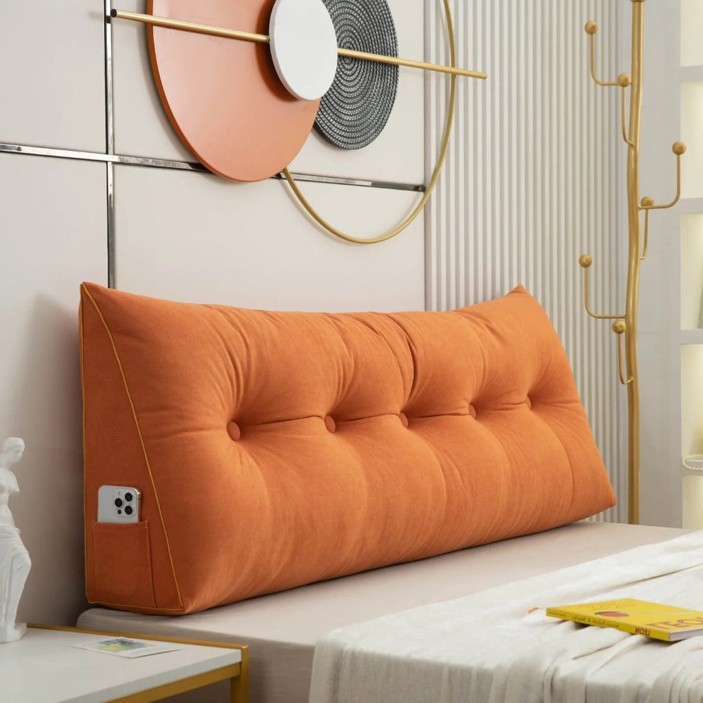 Nokmo | Tufted Wedge Pillow for Bed Reading Lounging