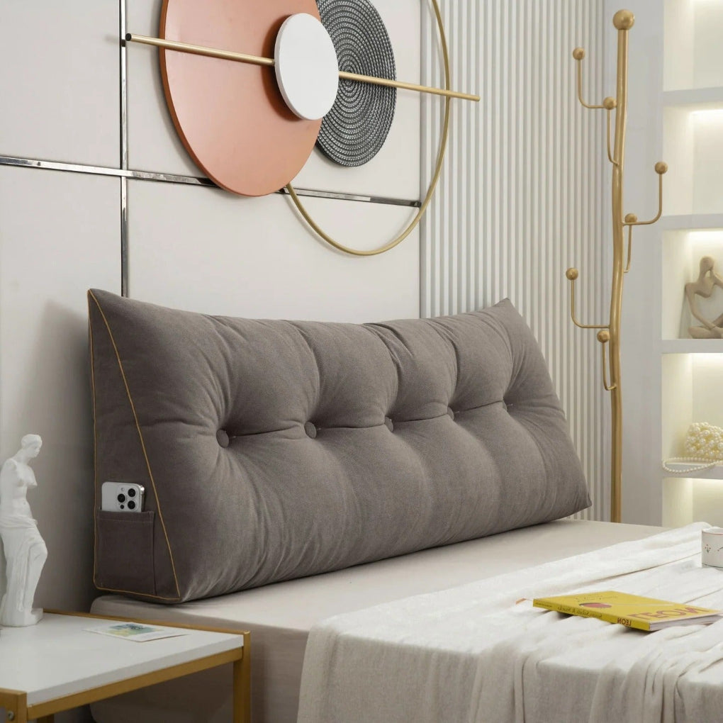 Nokmo | Tufted Wedge Pillow for Bed Reading Lounging