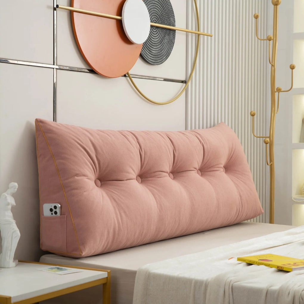 Nokmo | Tufted Wedge Pillow for Bed Reading Lounging