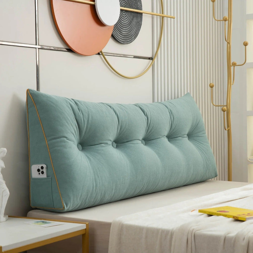 Nokmo | Tufted Wedge Pillow for Bed Reading Lounging