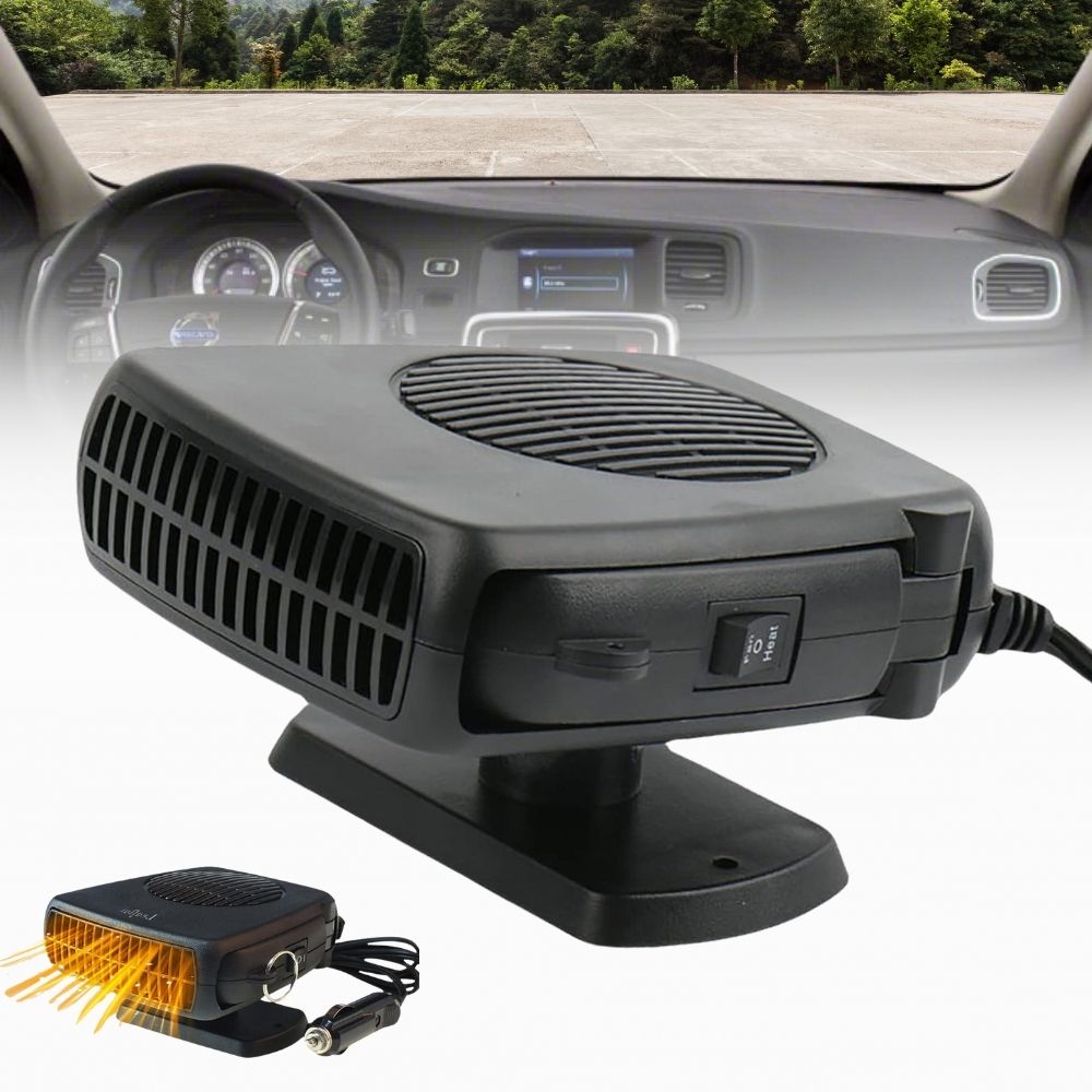 Nokmo | TurboHeat | 12V Car Heater – 150W/300W Ceramic Fan Heater, Portable Car Dehumidifier & Heater