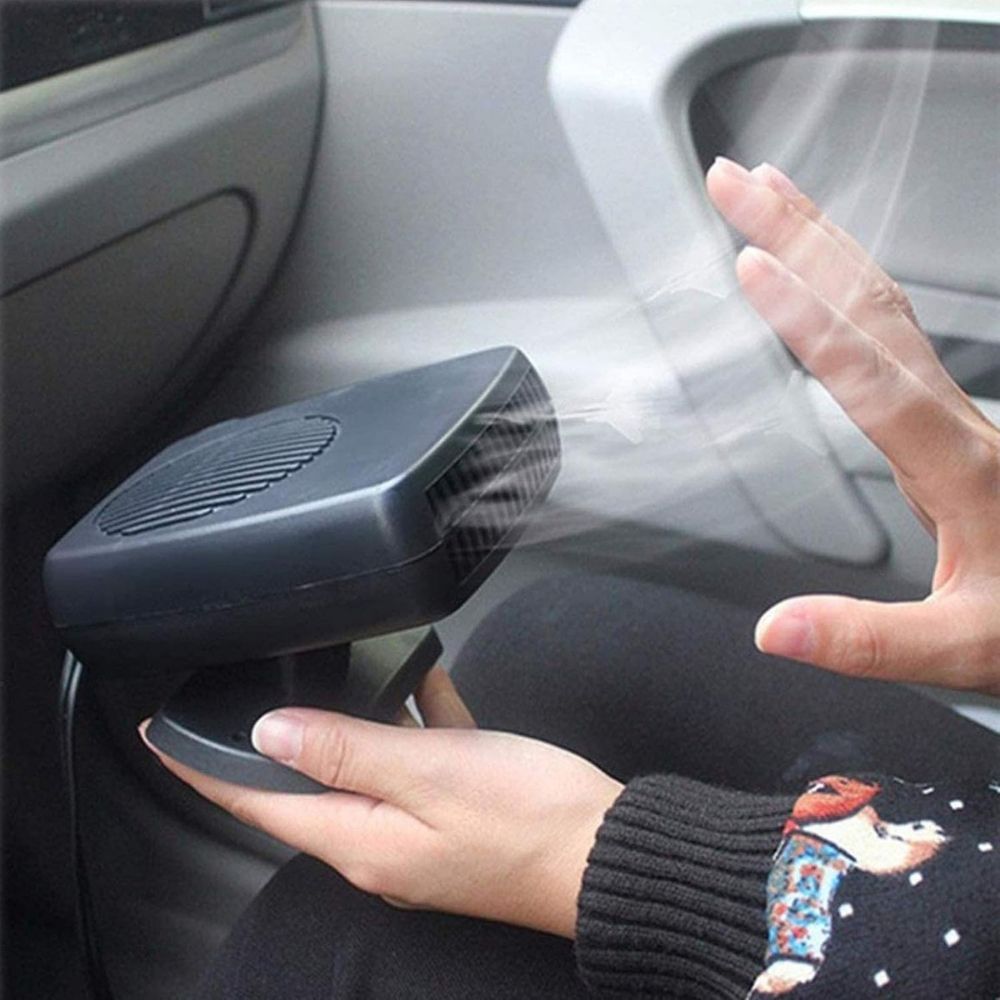 Nokmo | TurboHeat | 12V Car Heater – 150W/300W Ceramic Fan Heater, Portable Car Dehumidifier & Heater