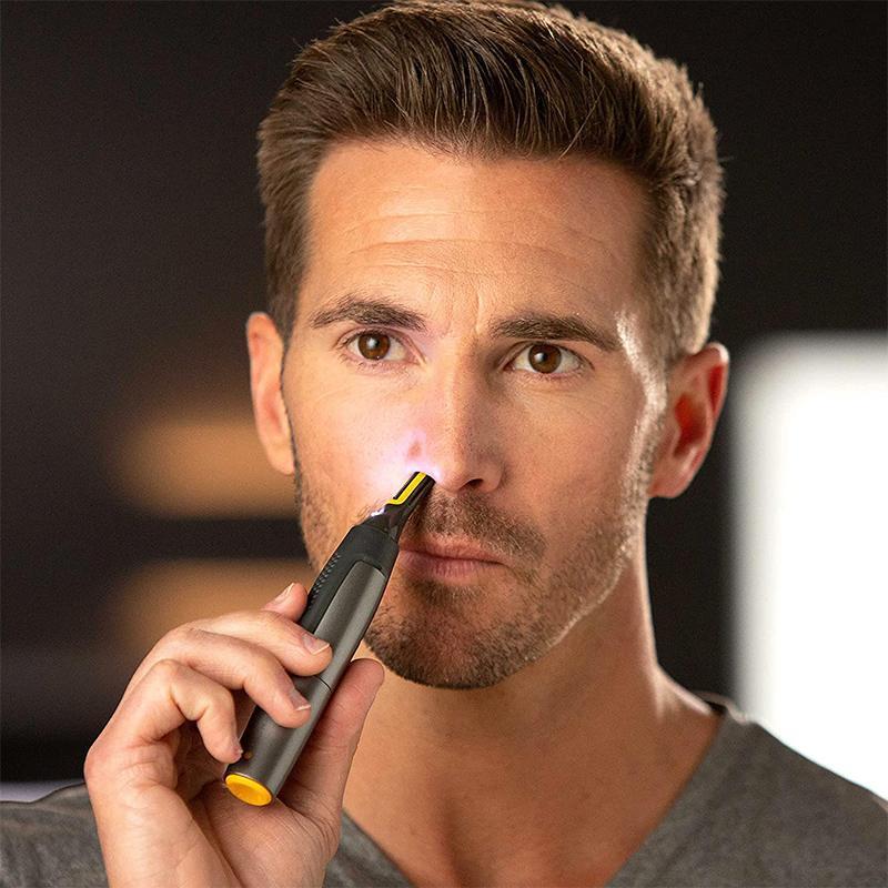Nokmo | Ultra-thin Precision Trimmer | Micro-Oscillation Blades | Titanium Stainless Steel Technology | Integrated LED Lighting | Ergonomic Design