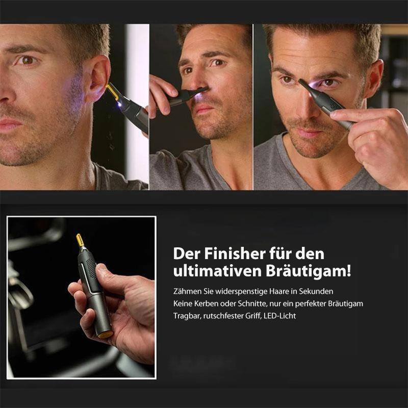 Nokmo | Ultra-thin Precision Trimmer | Micro-Oscillation Blades | Titanium Stainless Steel Technology | Integrated LED Lighting | Ergonomic Design