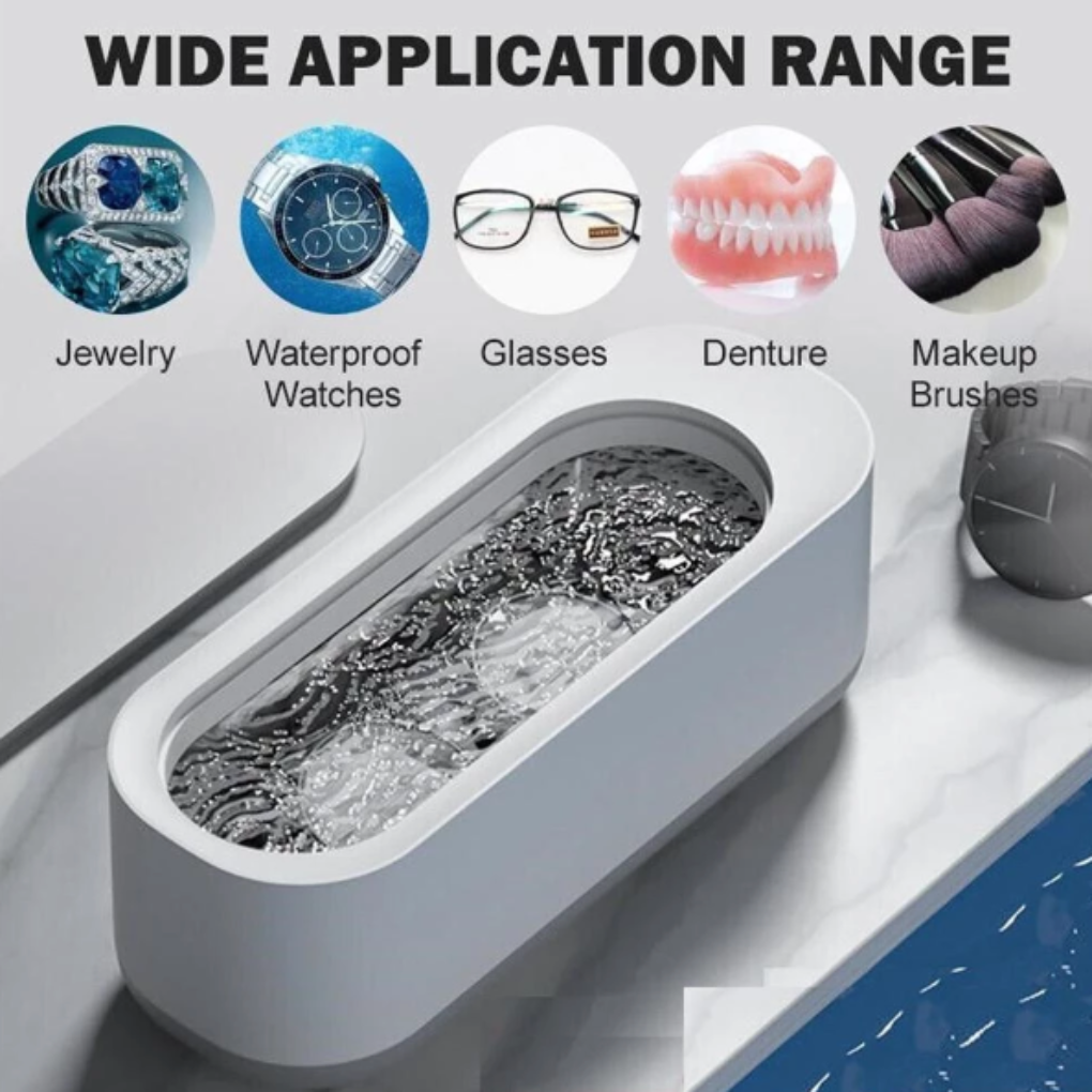 Nokmo | Ultrasonic Cleaner for Glasses Jewelry Watches Dentures Makeup Brushes