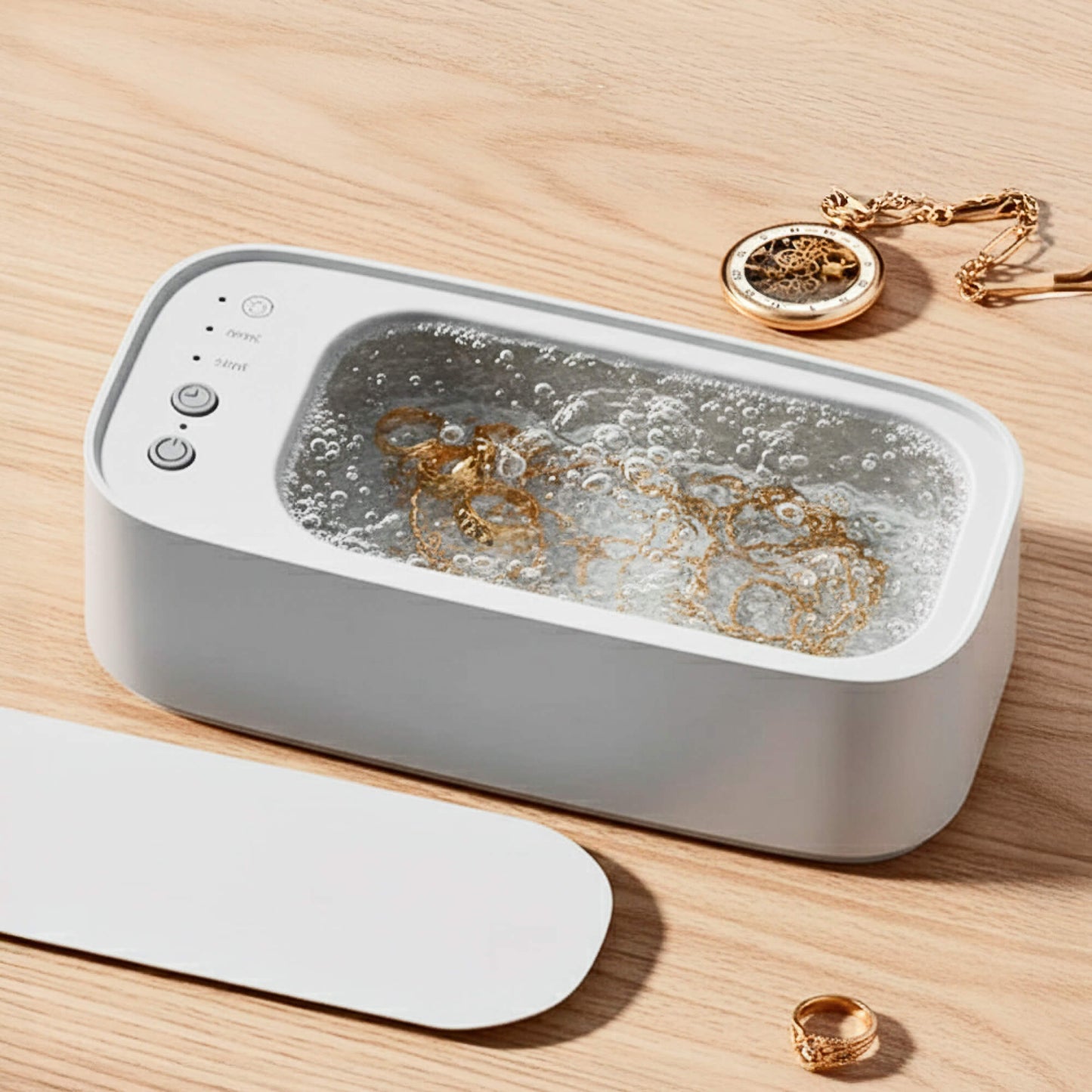 Nokmo | Ultrasonic Cleaning Device | Gentle, Efficient & Versatile for Jewelry, Glasses, Watches, and Dentures