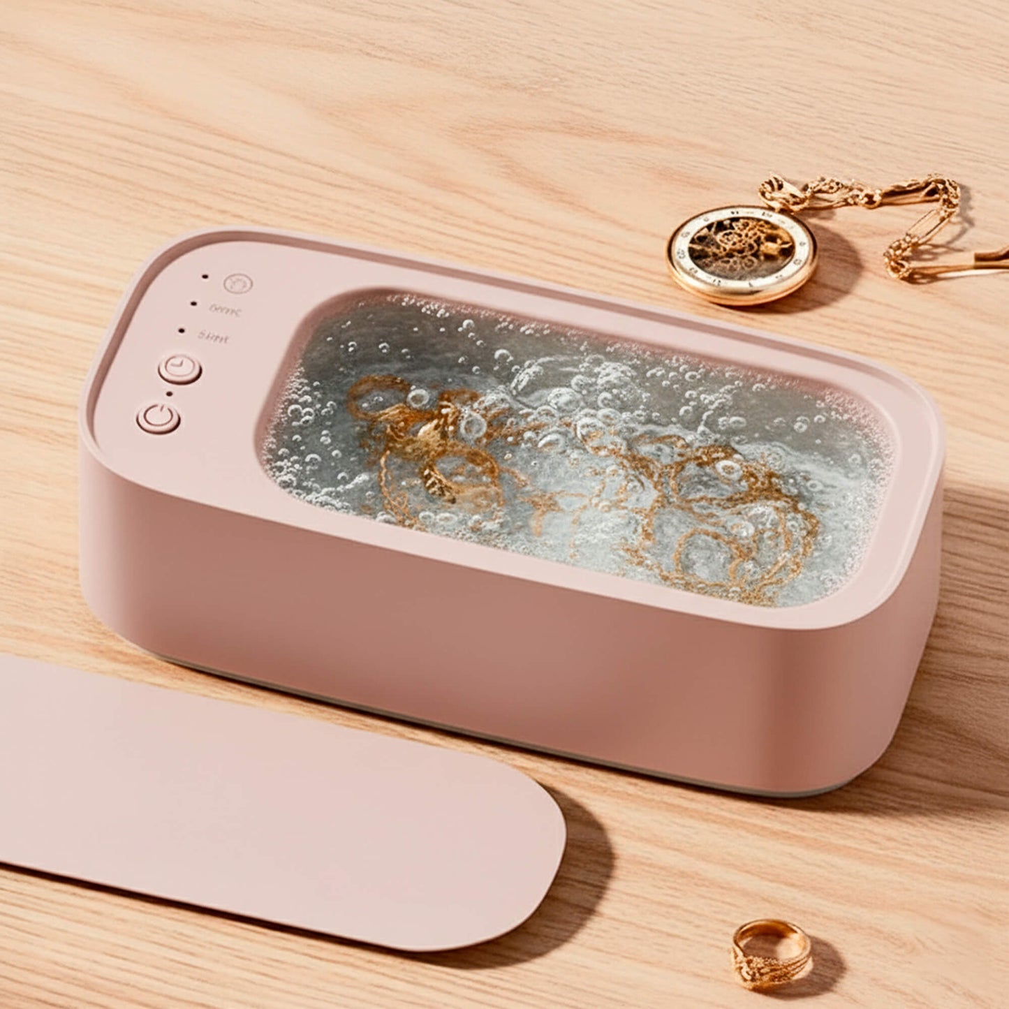 Nokmo | Ultrasonic Cleaning Device | Gentle, Efficient & Versatile for Jewelry, Glasses, Watches, and Dentures