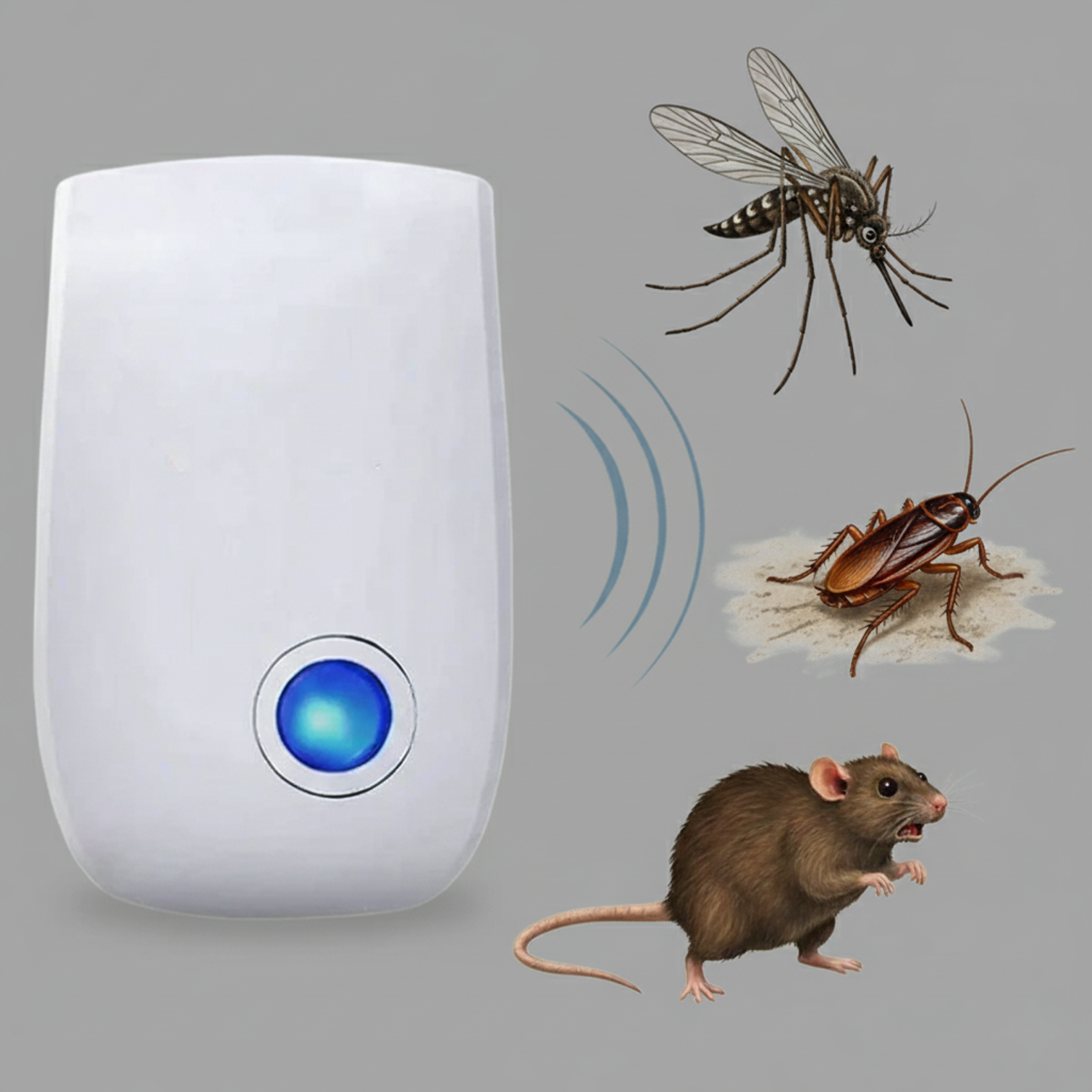 Nokmo | Ultrasonic Mouse Repeller – Odorless Pest Control Safe for Children & Pets