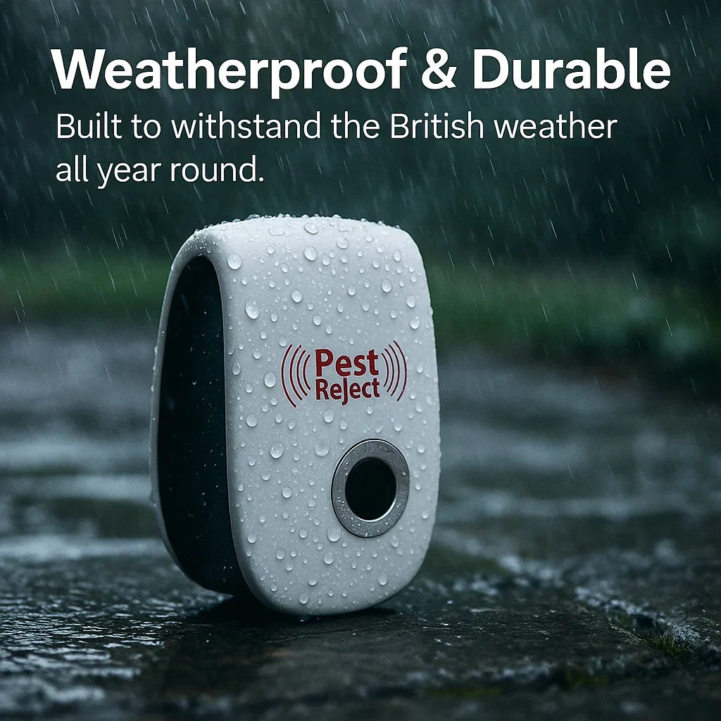 Nokmo | Ultrasonic Squirrel Repeller Device - Effective Pest Control to Deter Squirrels in 48 Hours for Gardens & Yards