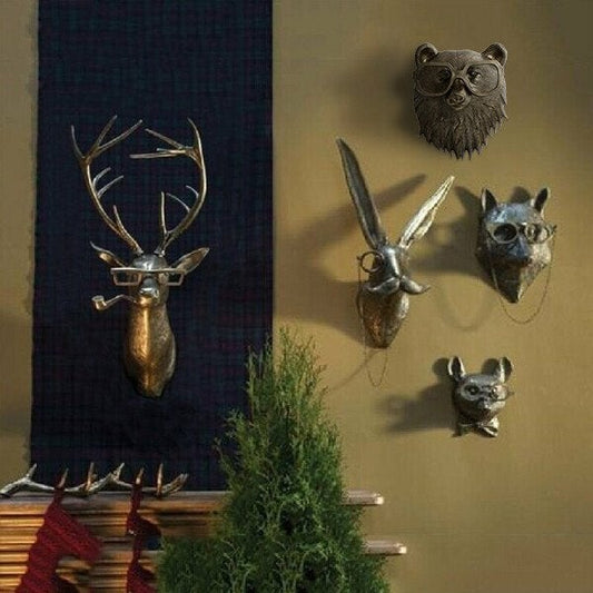 Nokmo | Unique Animal Head Wall Decoration for Home