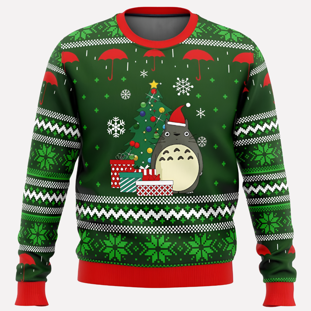 Nokmo | Unisex Christmas Sweater Neon Graphic Print