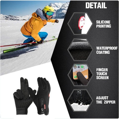 Nokmo | Unisex Heated Thermal Gloves for Winter Outdoor Activities