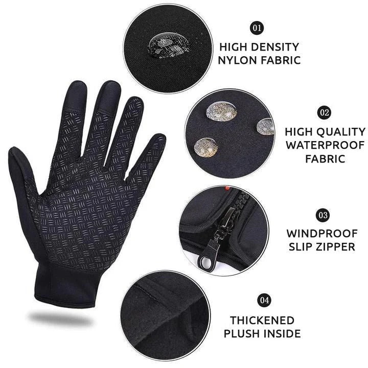 Nokmo | Unisex Heated Thermal Gloves for Winter Outdoor Activities
