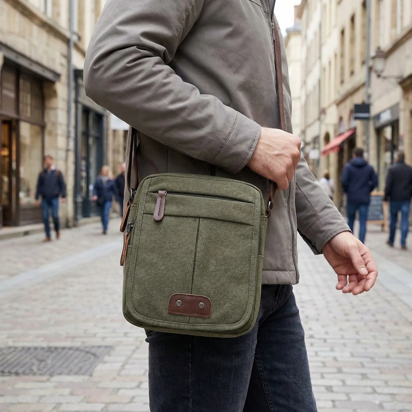 Nokmo | Unisex Messenger Bag with Multiple Pockets