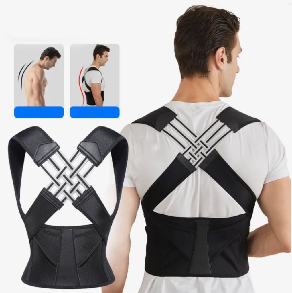 Nokmo | Unisex Posture Corrector with X-Strap Design