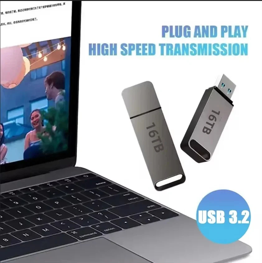 Nokmo | USB 3.2 Flash Drive | High-Speed, Waterproof & Shockproof for Windows and Mac OS