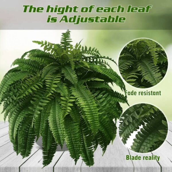 Nokmo | UV Resistant Lifelike Artificial Boston Fern