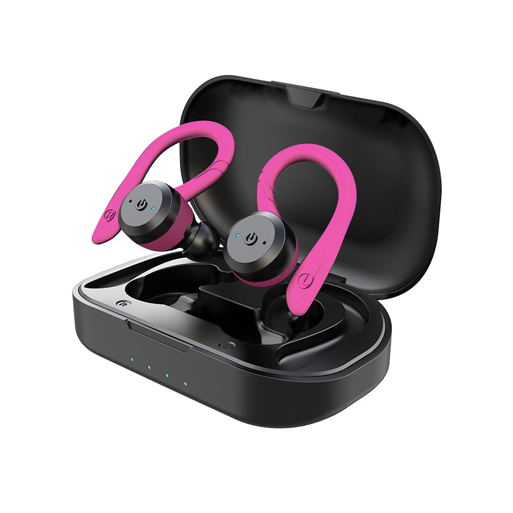 Nokmo | Vega Waterproof Wireless Sport Earbuds – 20 Hours Playtime | Bluetooth 5.0, IPX7 for Swimming & Fitness