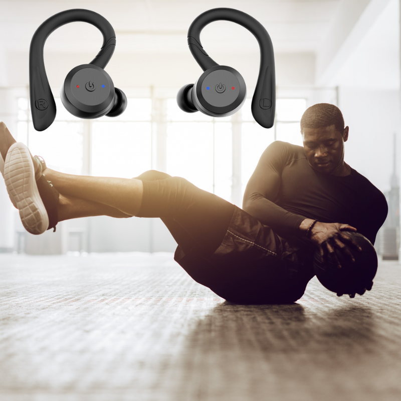 Nokmo | Vega - Waterproof Wireless Sport Earbuds with 20 Hours Playtime