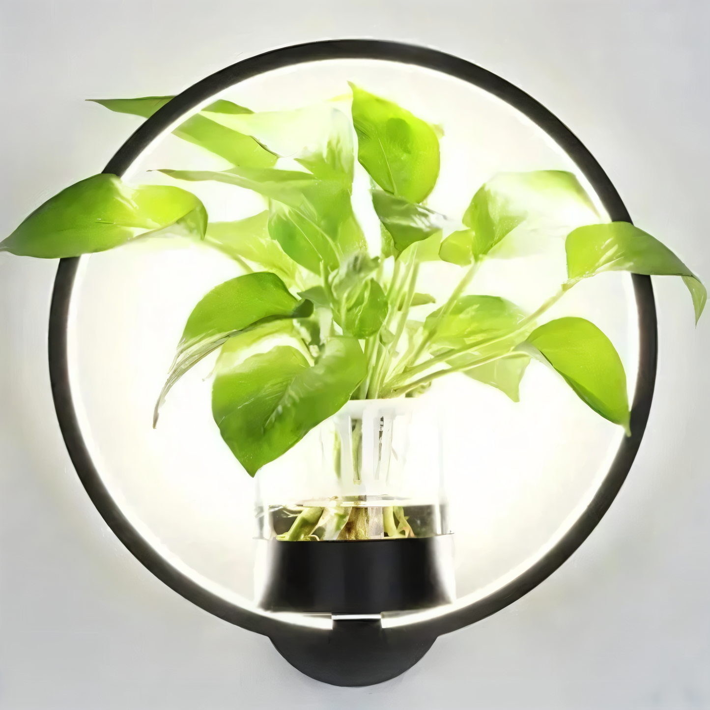 Nokmo | VerdantLume LED Wall Light with Plant Holder