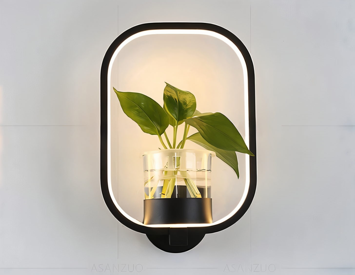 Nokmo | VerdantLume LED Wall Light with Plant Holder