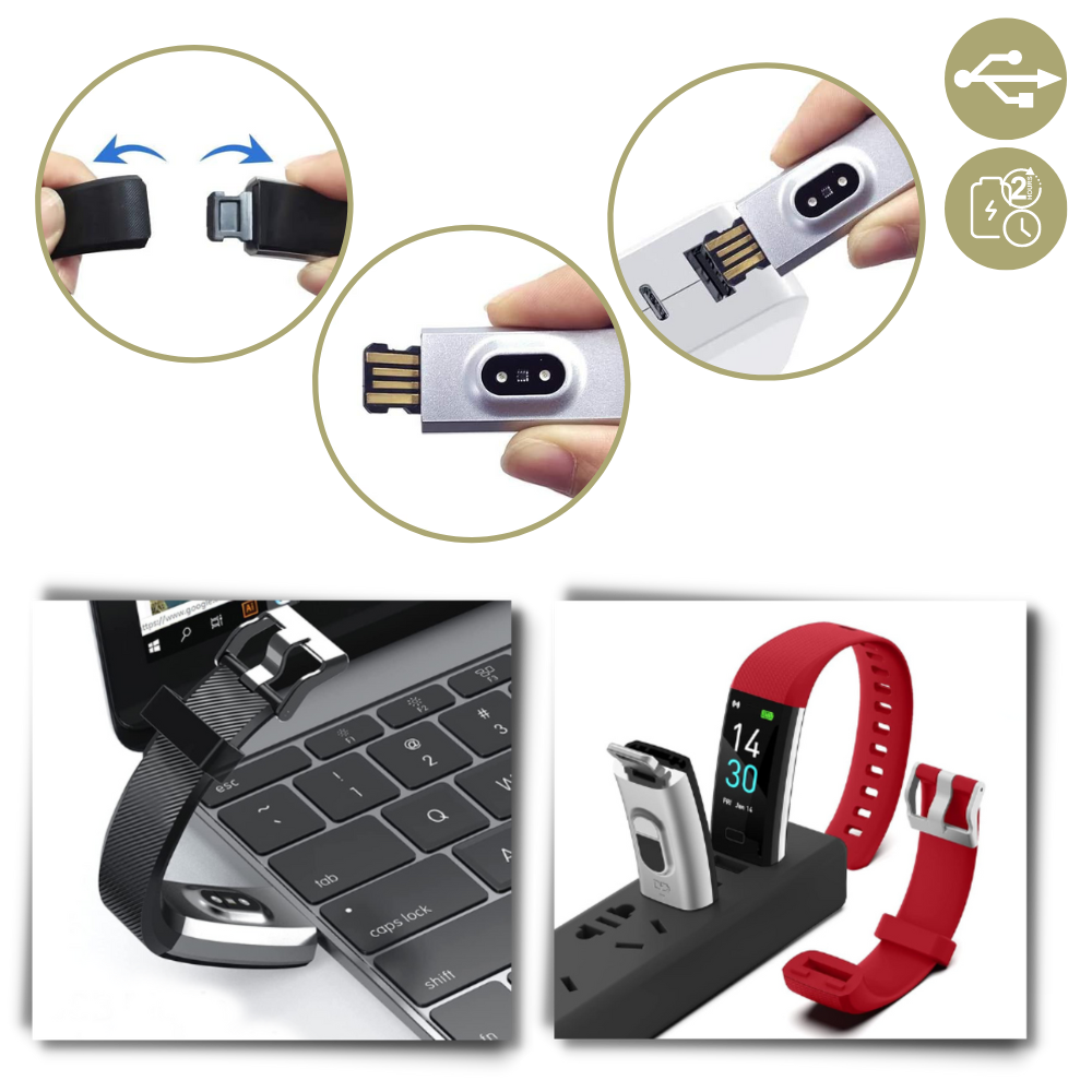 Nokmo | VitaWatch | Senior Smartwatch with Health Monitor and Large LED Screen