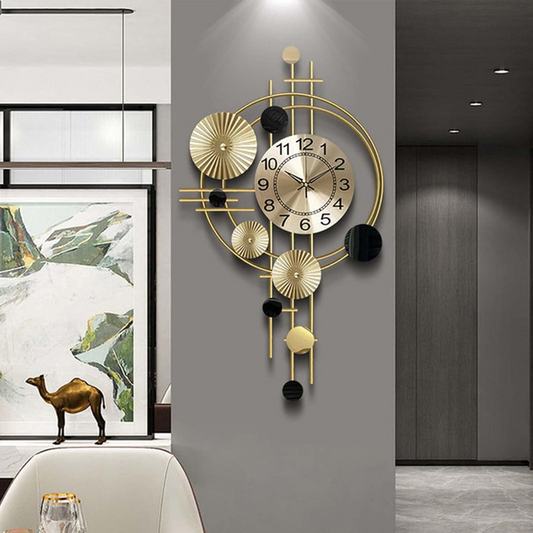 Nokmo | Vornix Large Metal Wall Clock