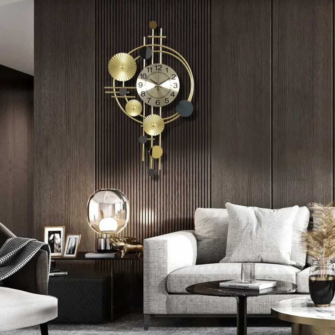Nokmo | Vornix Large Metal Wall Clock