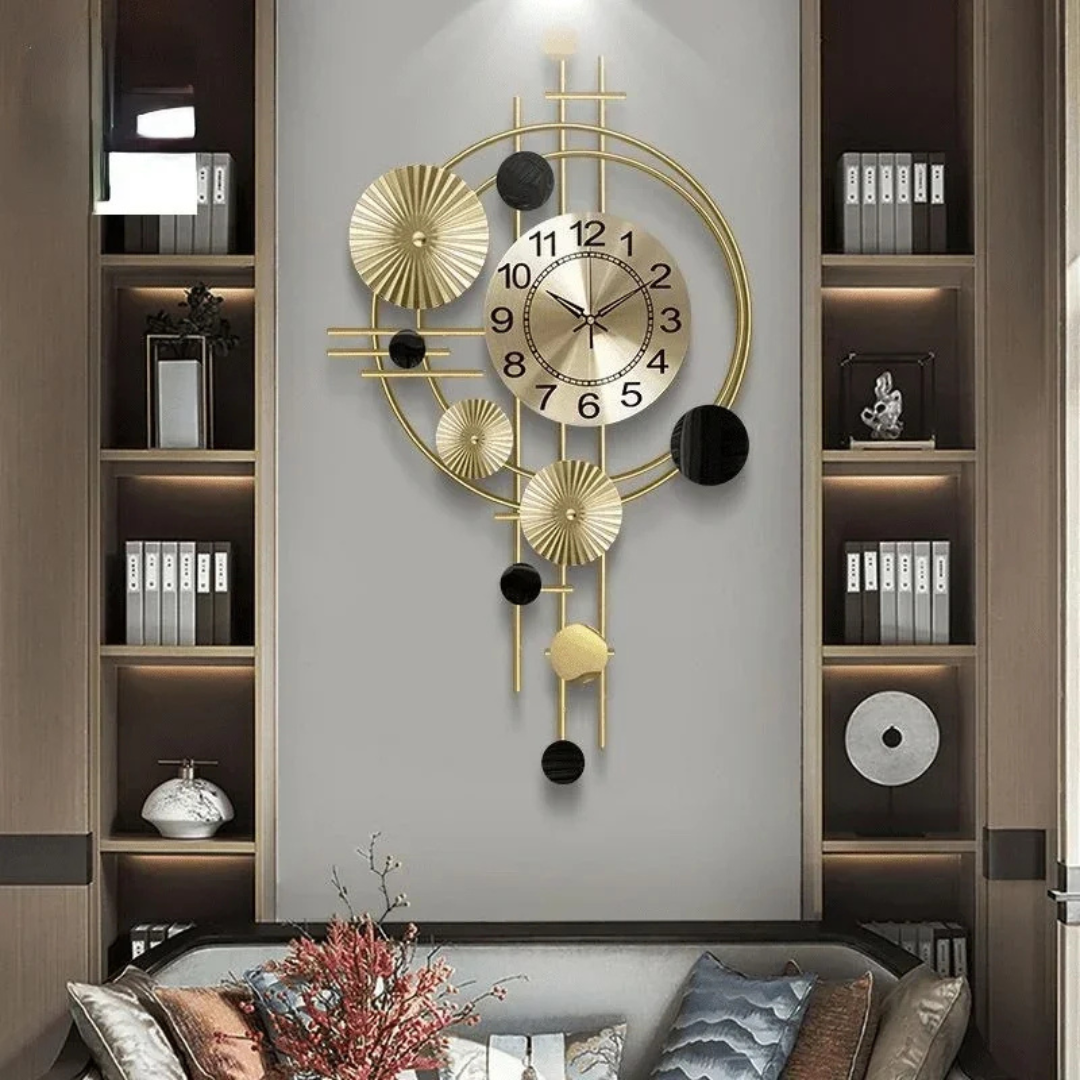 Nokmo | Vornix Large Metal Wall Clock