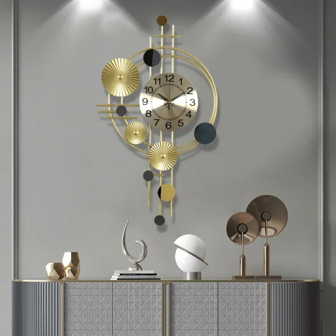 Nokmo | Vornix Large Metal Wall Clock