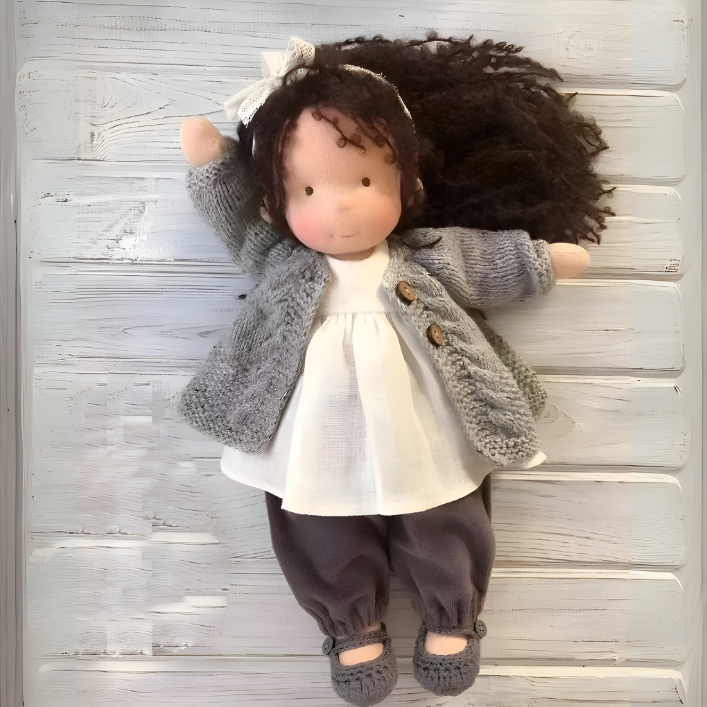 Nokmo | Waldorf Cloth Doll, Handcrafted Waldorf Doll, Waldorf Doll Play Companion