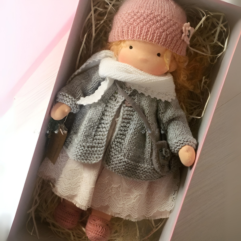 Nokmo | Waldorf Cloth Doll, Handcrafted Waldorf Doll, Waldorf Doll Play Companion