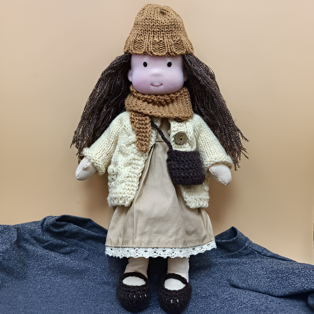 Nokmo | Waldorf Cloth Doll, Handcrafted Waldorf Doll, Waldorf Doll Play Companion