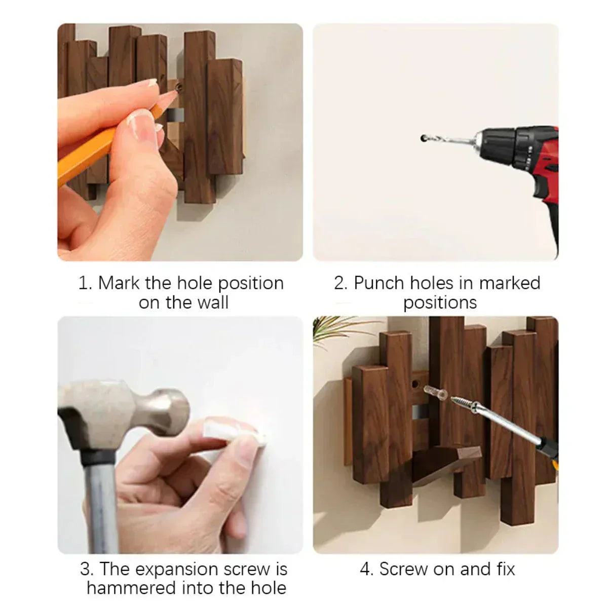 Nokmo | Wall Hook Made of Piano Wood