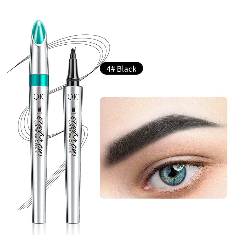 Nokmo | Waterproof 3D Microblading Eyebrow Pencil with 4 Fork Tips