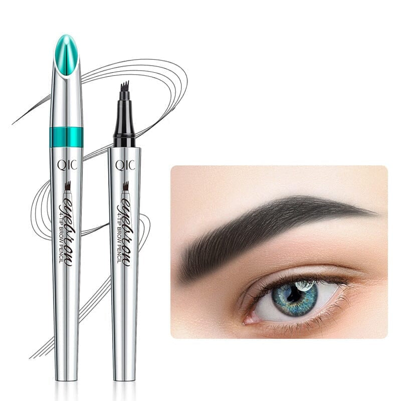 Nokmo | Waterproof 3D Microblading Eyebrow Pencil with 4 Fork Tips