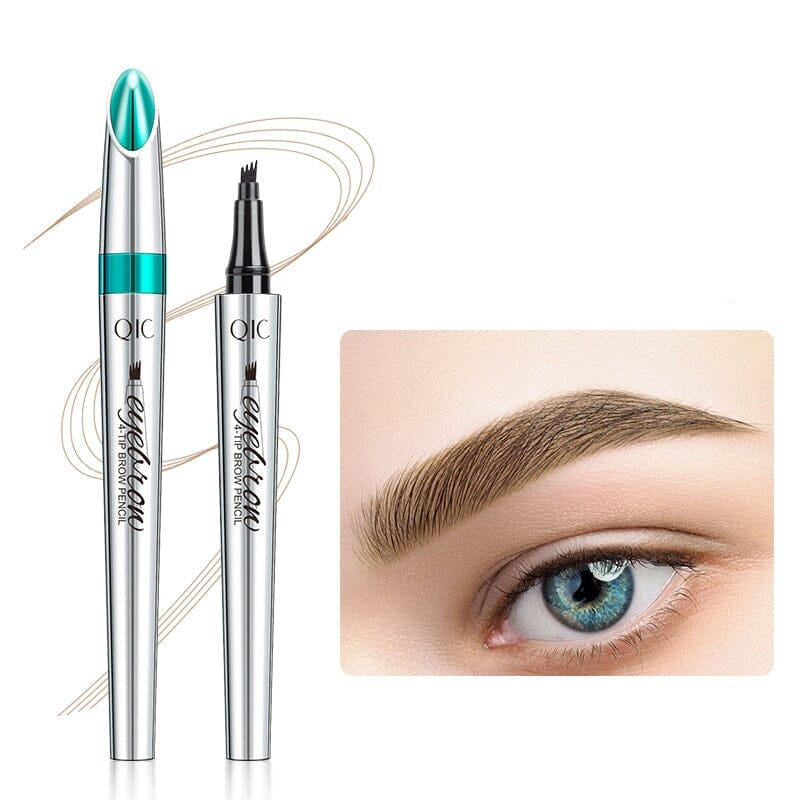 Nokmo | Waterproof 3D Microblading Eyebrow Pencil with 4 Fork Tips