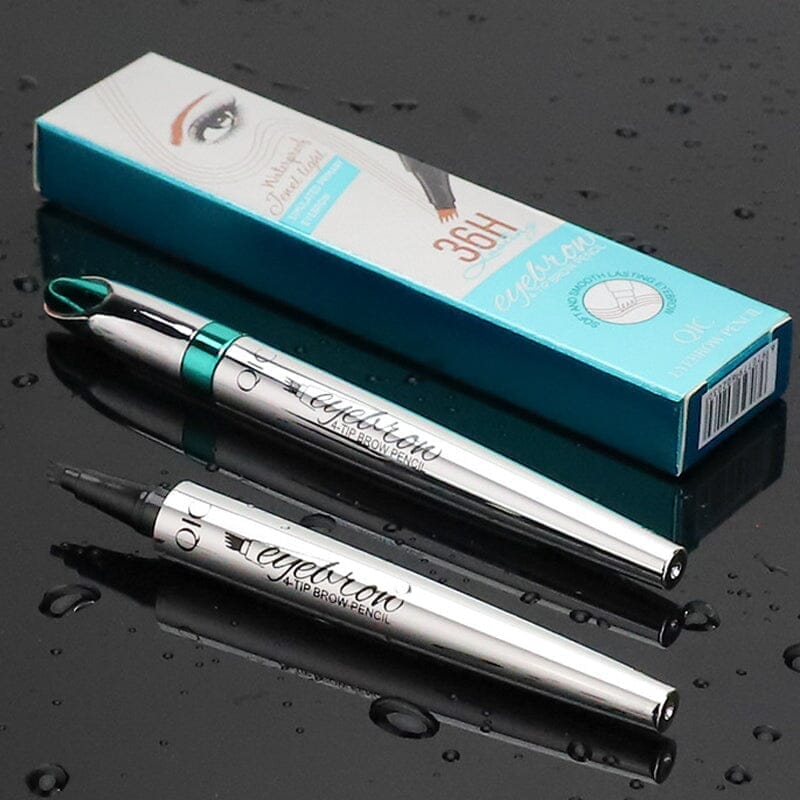 Nokmo | Waterproof 3D Microblading Eyebrow Pencil with 4 Fork Tips