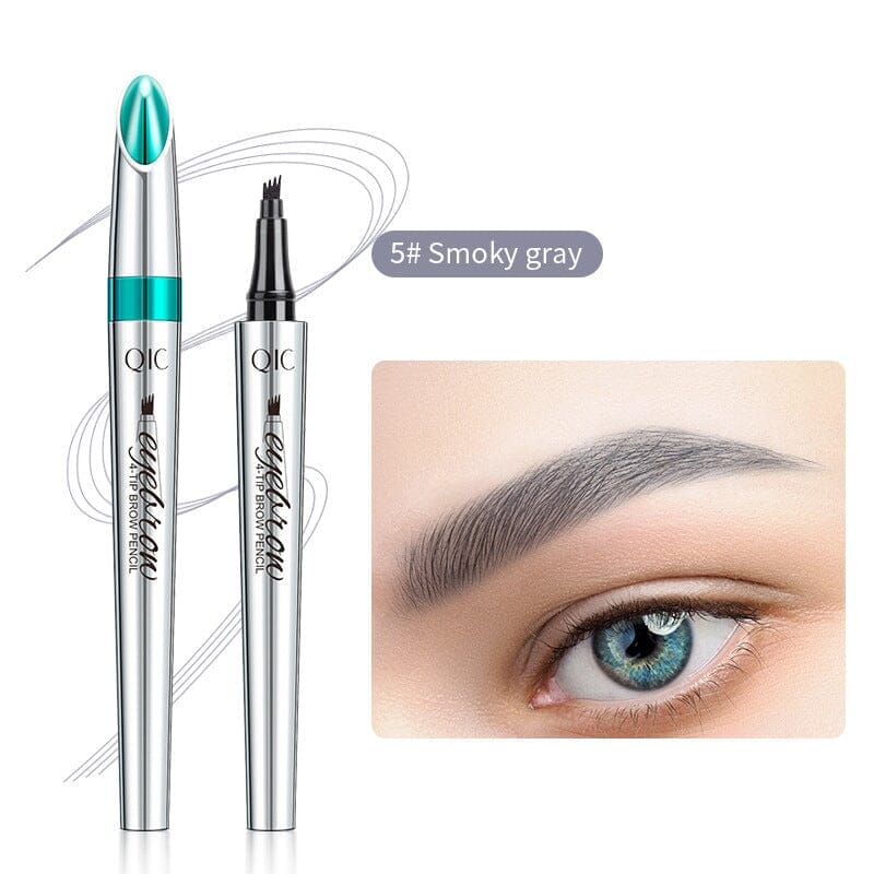 Nokmo | Waterproof 3D Microblading Eyebrow Pencil with 4 Fork Tips