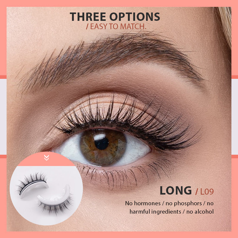 Nokmo | Waterproof and Reusable Self-Adhesive Eyelashes