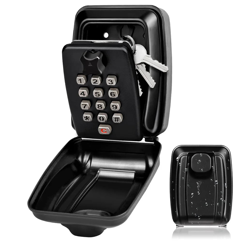 Nokmo | Waterproof Wall-Mounted Key Box – Outdoor Lockable Key Storage with Combination Code