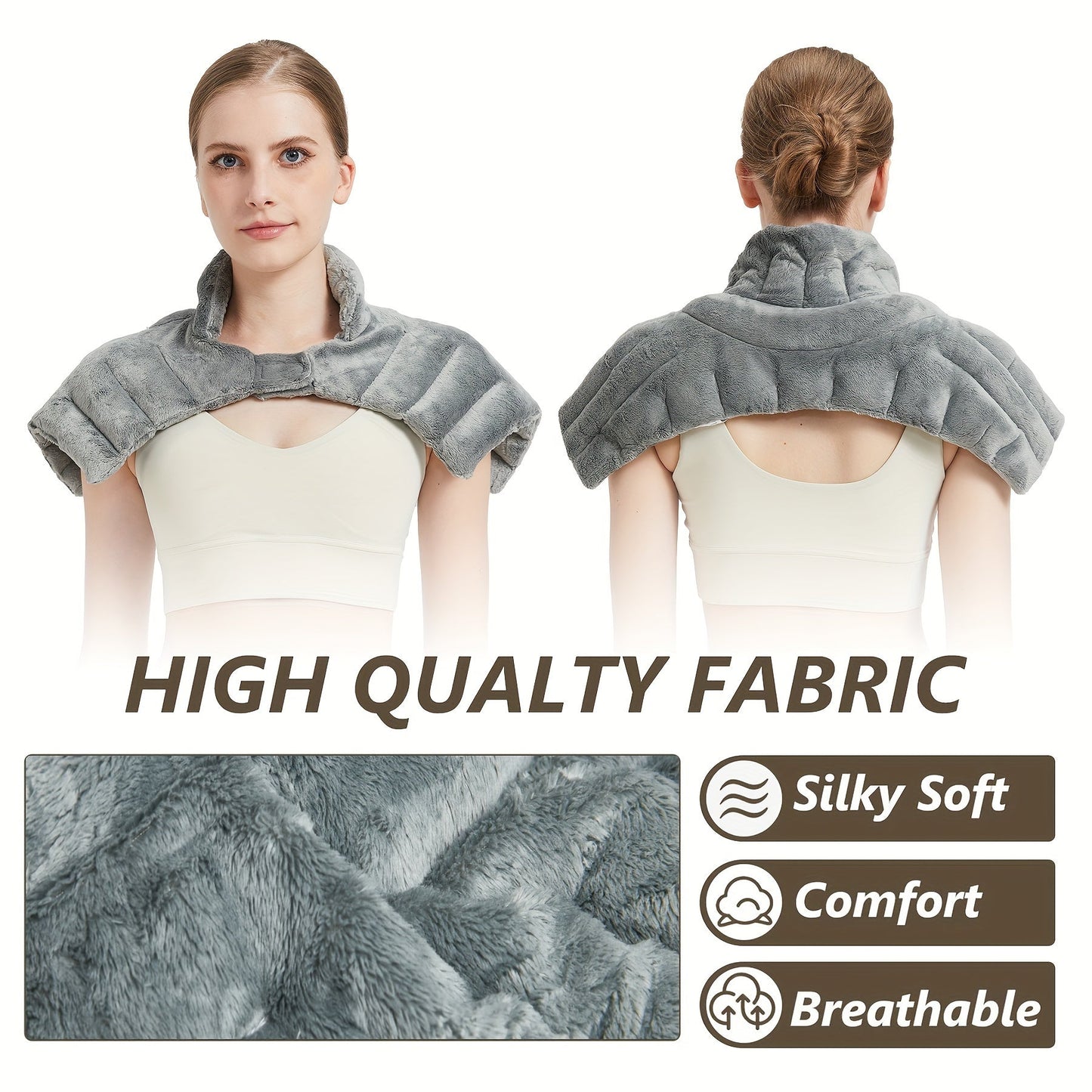 Nokmo | Weighted Microwave Heating Pad – Comfort and Relaxation for Neck and Shoulders